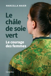 Le châle de soie vert