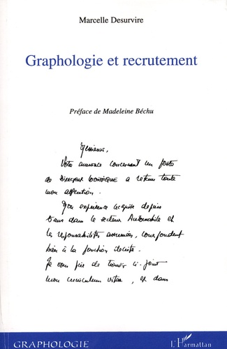 Marcelle Desurvire - Graphologie et recrutement.