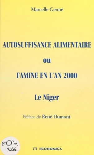Autosuffisance alimentaire ou famine en l'an 2000 - le Niger