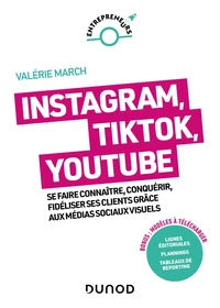 Instagram, YouTube, Pinterest