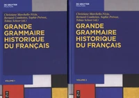 Grande grammaire historique du français