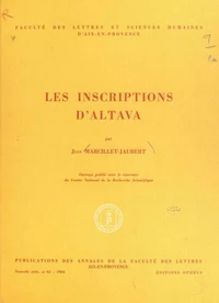 Les inscriptions d'Altava
