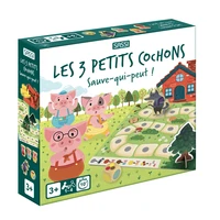 Mes premiers jeux de société. Les trois petits cochons. Sauve-qui-peut ! - nouvelle édition 2026