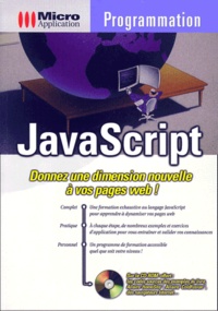 Marcos Kreinacke et Andre Spallek - Javascript. Edition Avec Cd-Rom.