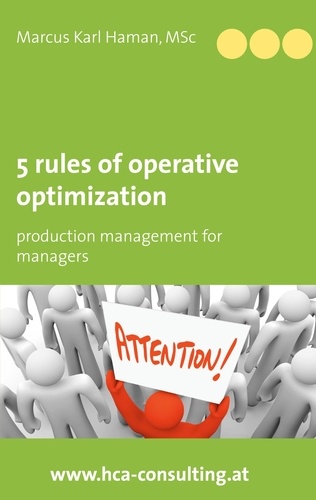 5 Rules of Operative Optimization. Production Management for Managers