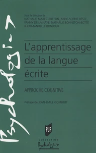 L'apprentissage de la langue écrite