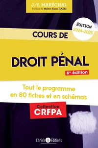 Cours de droit pénal