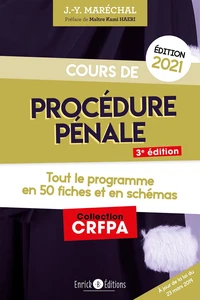 Cours de procédure pénale