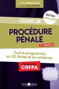Cours de procédure pénale