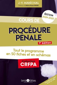 Cours de procédure pénale