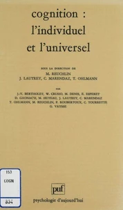 Cognition, l'individuel et l'universel