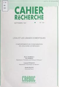 L'eau et les usages domestiques