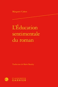 L'Education sentimentale du roman