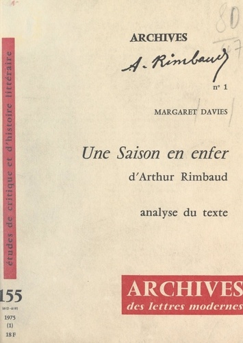 Une saison en enfer, d'Arthur Rimbaud. Analyse du texte