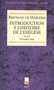 Introduction à l'histoire de l'exégèse