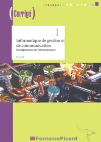 Informatique de gestion et de communication 2e enseignement de détermination