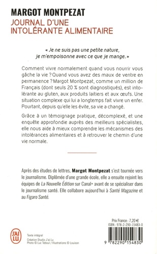 Journal d'une intolérante alimentaire - Occasion