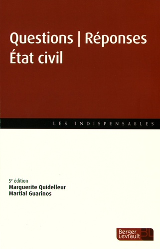 Marguerite Quidelleur et Martial Guarinos - Questions Réponses Etat civil.
