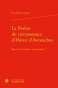 La poésie de circonstance d'Henri d'Avranches