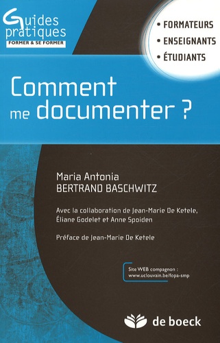 Maria Antonia Bertrand Baschwitz - Comment me documenter ?.