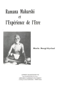 Maria Burgi-Kyriazi - Ramana Maharshi et l'expérience de l'Etre.