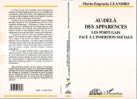 Maria-Engracia Leandro - Au-delà des apparences, les Portugais face à l'insertion sociale.