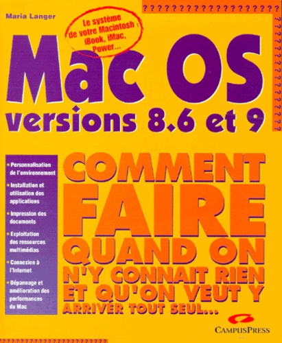 Maria Langer - Mac OS, versions 8.6 et 9.