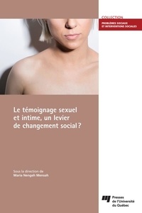Maria Nengeh Mensah - Le témoignage sexuel et intime, un levier de changement social ?.