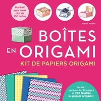 Maria Noble - Boîtes en origami - Kit de papiers origami.