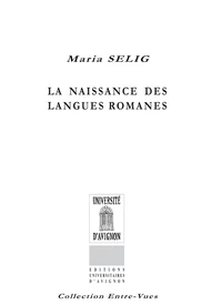 La naissance des langues romanes
