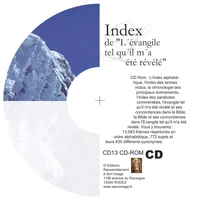 INDEX DE L´ÉVANGILE TEL QU´IL M´A ÉTÉ RÉVÉLÉ -  LIVRE AUDIO