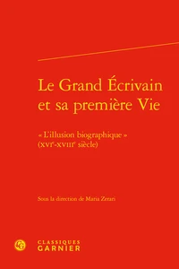 Le grand écrivain et sa première vie