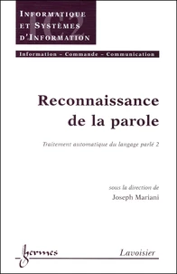 Reconnaissance De La Parole. Traitement Automatique Du Langage Parle 2