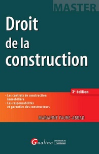 Marianne Faure-Abbad - Droit de la construction.