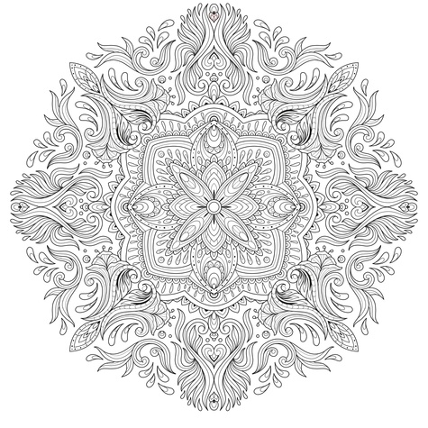 Calendrier mandalas à colorier  Edition 2023