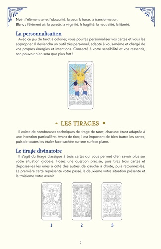 Mon tarot à colorier. Avec 22 cartes à colorier, une jolie pochette en tissu, un set de crayons et un livret