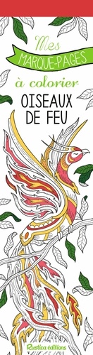 Marica Zottino - Oiseaux de feu - Mes marque-pages à colorier.