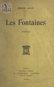 Marie Allo - Les fontaines.