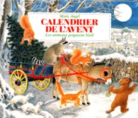 Calendrier De L'Avent. Les Animaux Preparent Noel