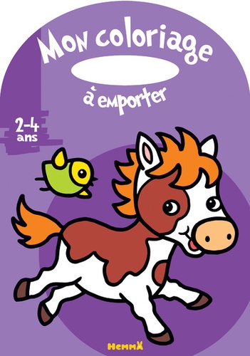 Marie-Anne Didierjean - Mon coloriage à emporter poney.