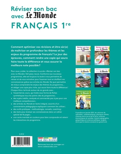 Français 1re. Réviser son bac avec Le Monde  Edition 2021