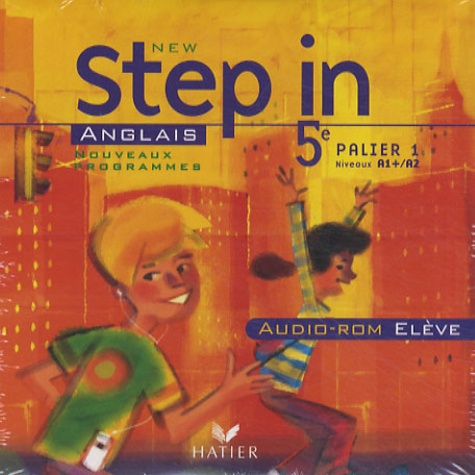 Marie-Aude Ligozat - Anglais New Step in 5e - CD audio-ROM élève.