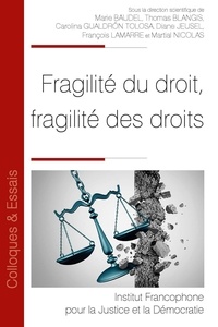 Marie Baudel et Thomas Blangis - Fragilité du droit, fragilité des droits.