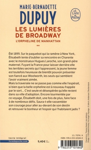 L'orpheline de Manhattan Tome 2 Les lumières de Broadway