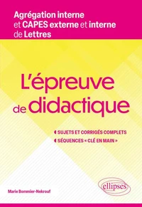 L'épreuve de didactique