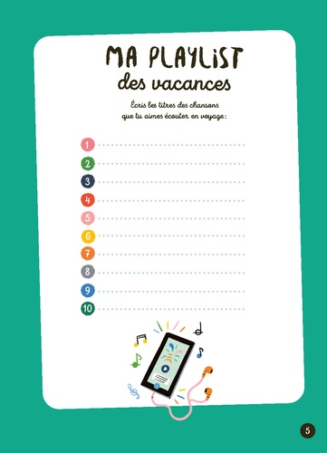 Carnet de mes vacances. Au fil des saisons