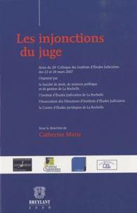 Les injonctions du juge