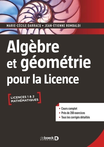 Algèbre et géométrie pour la Licence