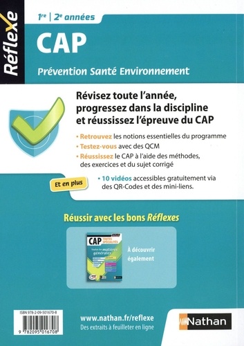 Prévention Santé Environnement CAP 1re/2e années  Edition 2023