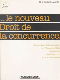 Le Nouveau Droit de la concurrence